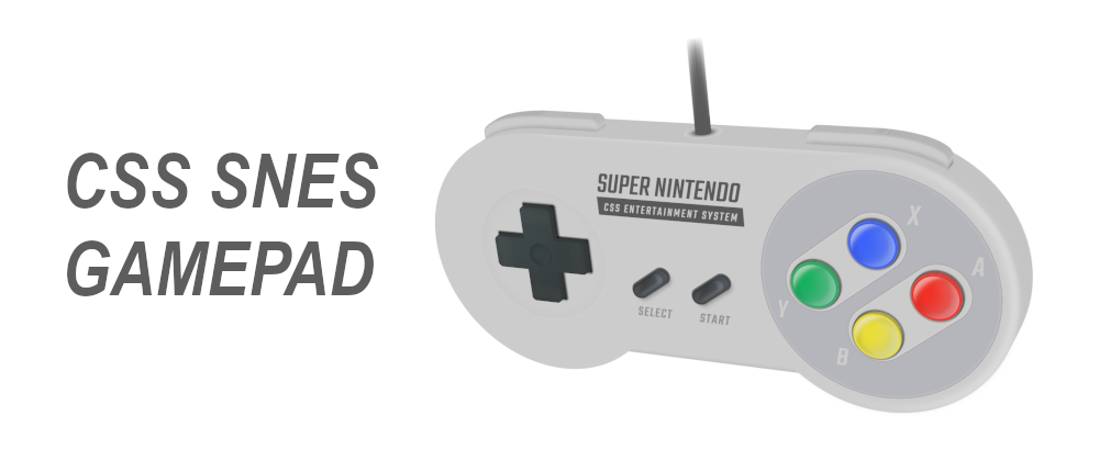 Cover image for Interactive SNES Controller in HTML + CSS