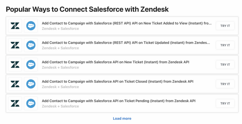 Pipedream Salesforce Zendesk Connection
