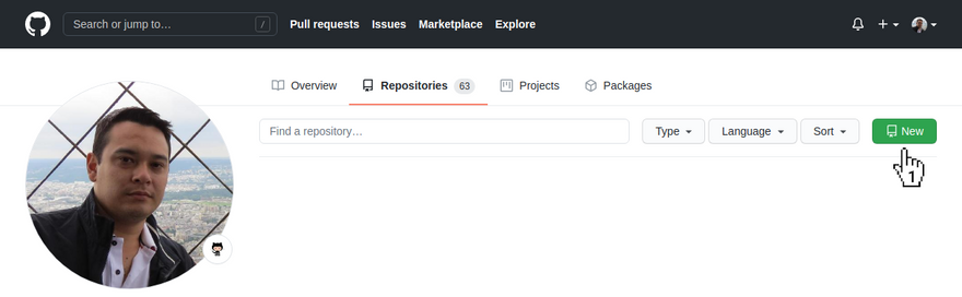 GitHub - New repository