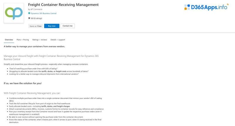 Top Dynamics Apps for Distribution Industry Freight Container Receiving Management