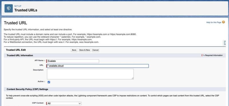 Create Trusted URL