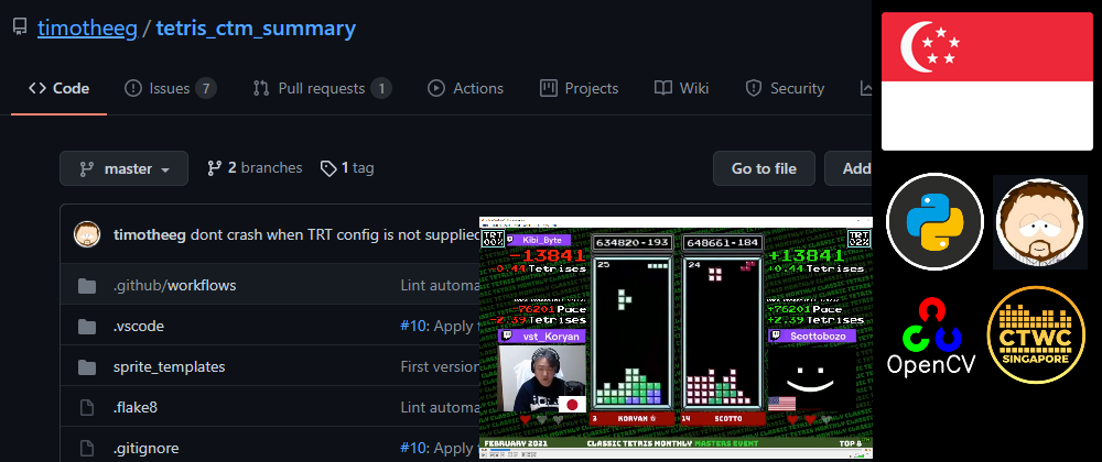 Cover image for #2 | Python/OpenCV: Classic Tetris Monthly Summary Tool (Mar 12, 2021)