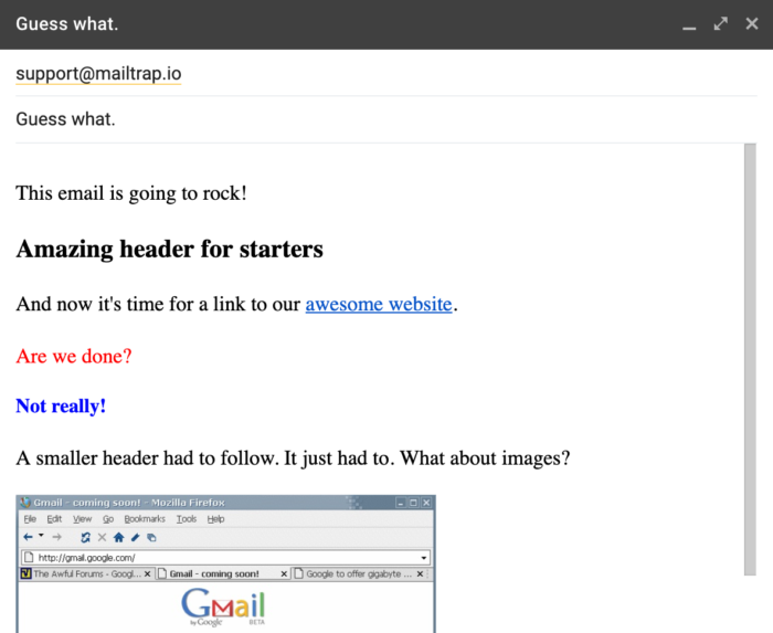 email