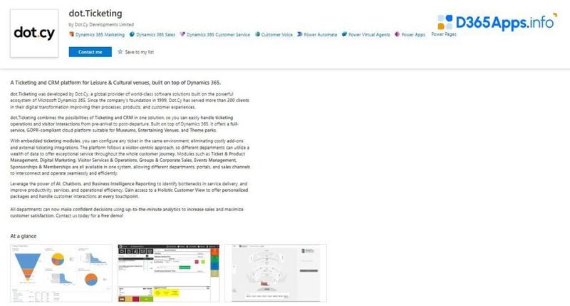 Top Customer Service Dynamics Apps dot.Ticketing