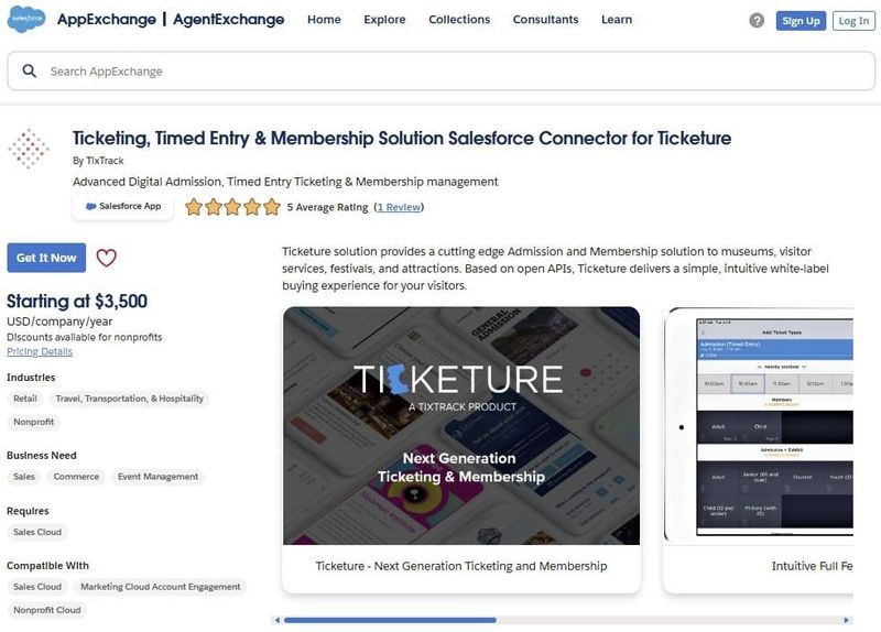 Ticketure on AppExchange
