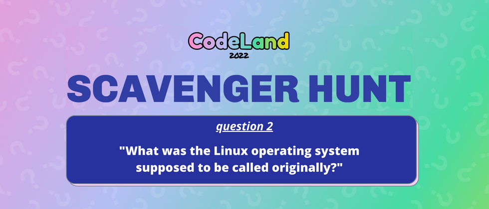 Cover image for [CodeLand Digital Scavenger Hunt] Question 2