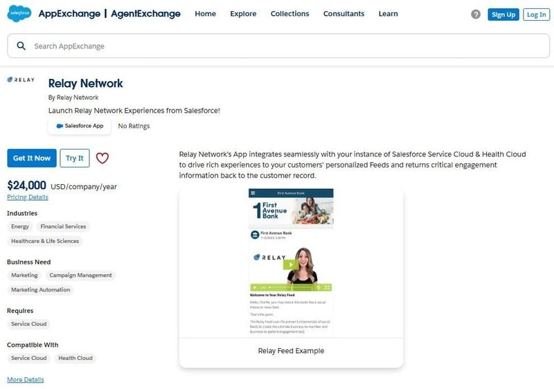 Relay Network on AppExchange