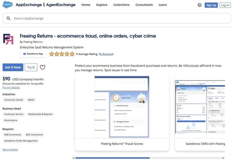 Freeing Returns on AppExchange