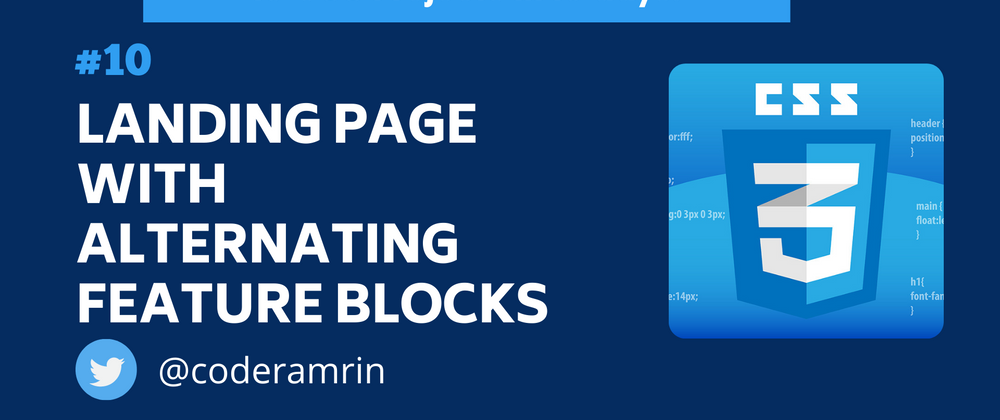 Cover image for Build 10 CSS Projects in 10 days: Project 10