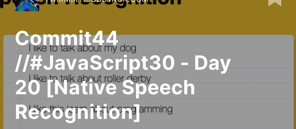 Cover image for Speech Recognition App!