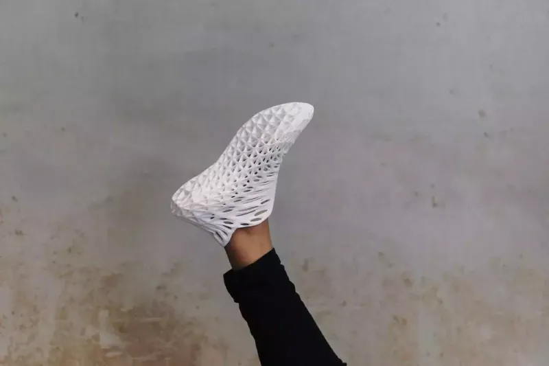 “Parametric 3D-printed sneaker made from a single flexible material, showcasing computational design innovation. Source: [Yanko Design](https://www.yankodesign.com/2022/01/14/this-parametric-3d-printed-sneaker-is-made-entirely-out-of-one-single-flexible-material/)