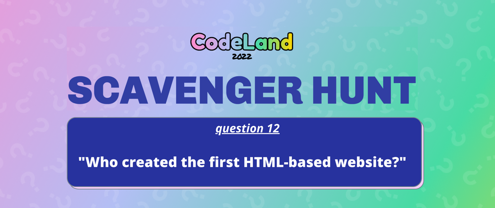 Cover image for [CodeLand Digital Scavenger Hunt] Question 12