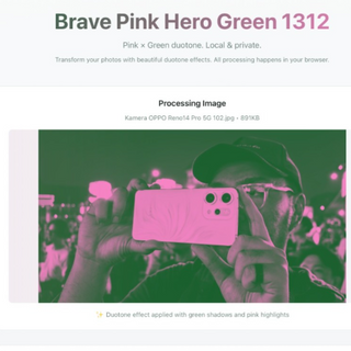 brave pink hero green apk profile picture