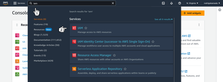 AWS Lambda - IAM service
