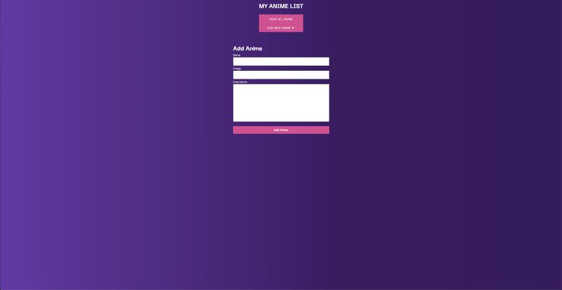 Anime Tracker Add Anime