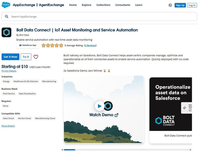 Bolt Data Connect on AppExchange