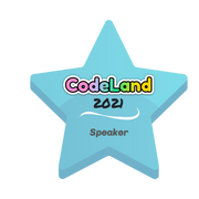 CodeLand 2021 Speaker Badge