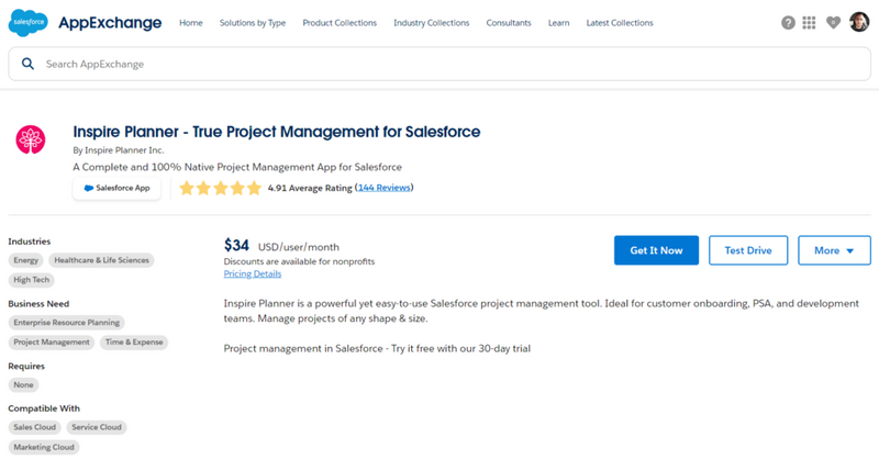 Inspire Planner AppExchange