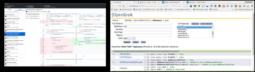 OpenGrok vs GitHub