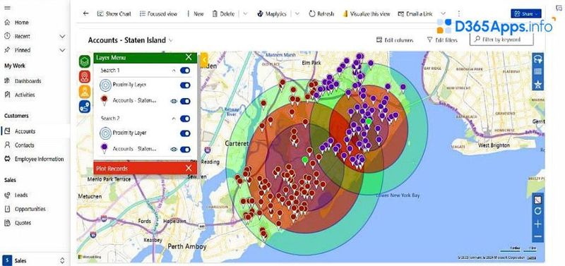 Advanced filters for CRM records in Maplytics