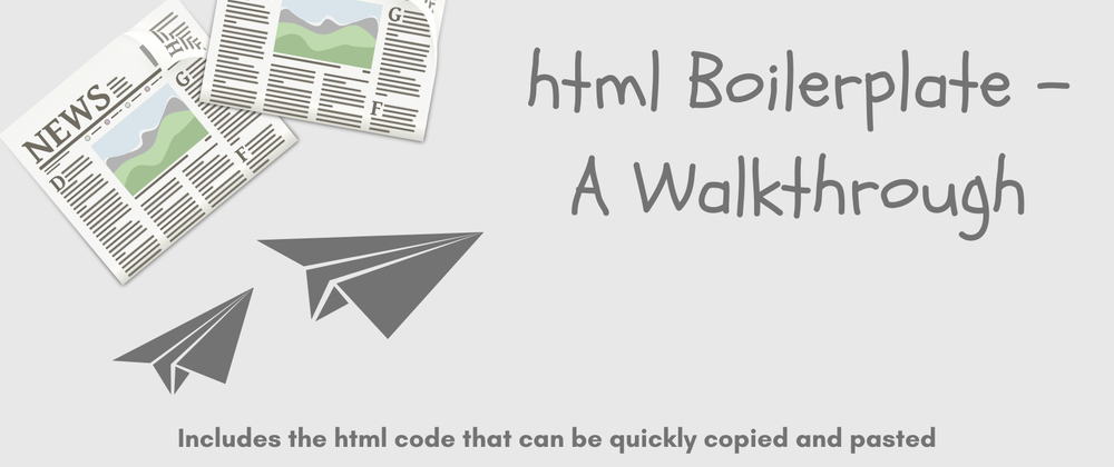 Cover image for Starting Your HTML Files: The Fundamental HTML Boilerplate Explained