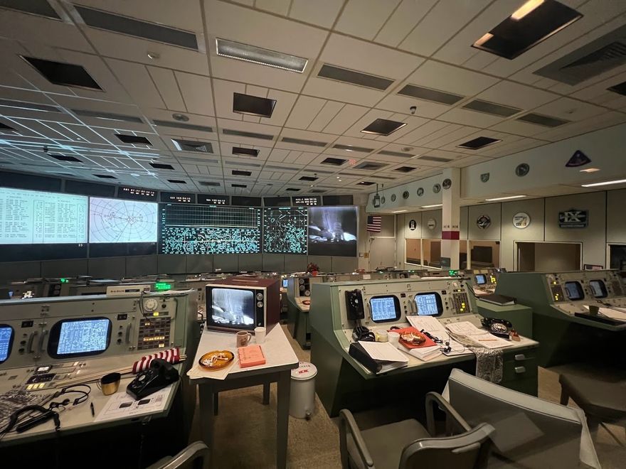 Misson Control Center at NASA Johnson Space Center Houston