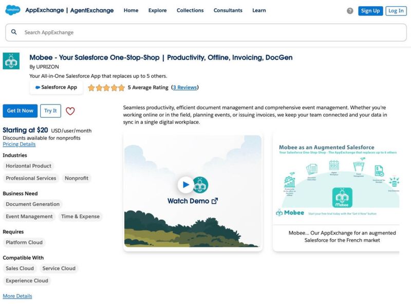 Mobee - Your Salesforce One-Stop-Shop _ Productivity, Offline, Invoicing, DocGen