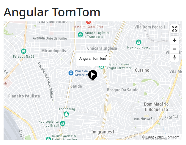 Angular TomTom