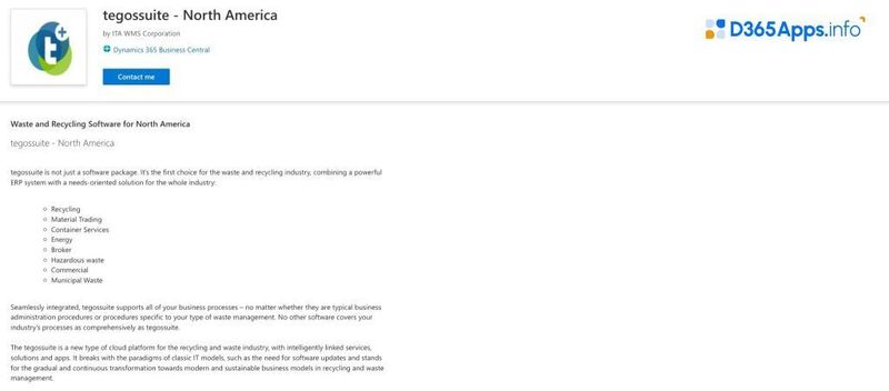 Top Sustainability Dynamics 365 Apps tegossuite – North America