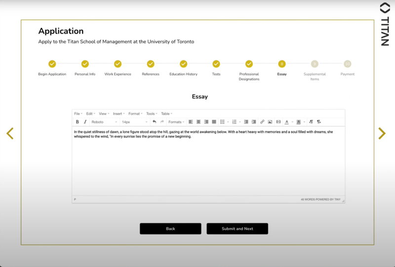 Essay Submission with Version Control