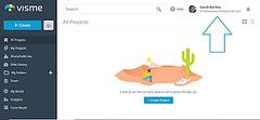 Visme Dashboard