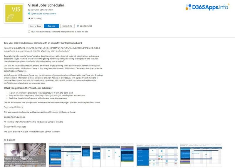 Human Resources MS Dynamics Apps Visual Jobs Scheduler