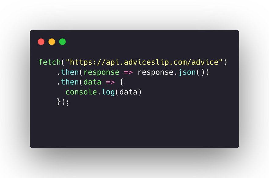 Fetch code example