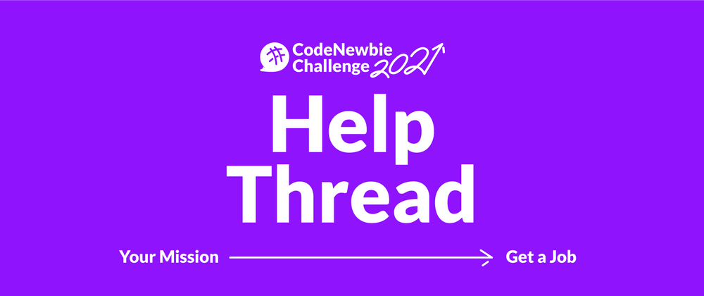 Cover image for #CNC2021 "Get a Job" Help Thread