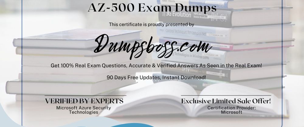Cover image for Pass the Microsoft AZ-500 Exam: Best Dumps and Tips for Certification