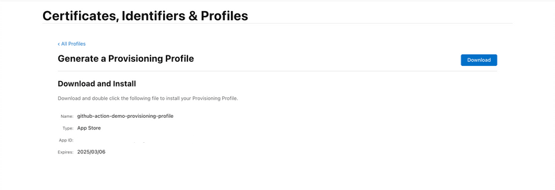 Download Provisioning Profile