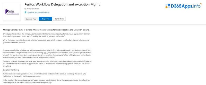 Top Dynamics Apps for Defense Intelligence Industry Peritos Workflow Delegation and Exception Management