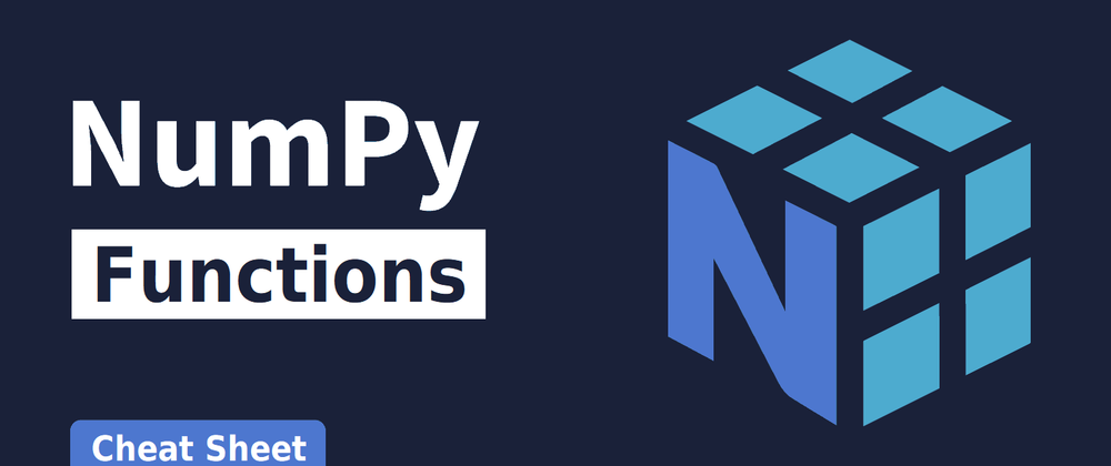 Cover image for 📐 NumPy Math Functions Cheat Sheet