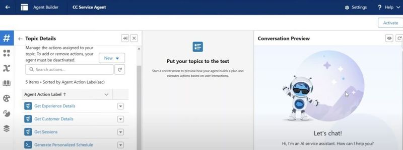 Salesforce Agentforce Service Agent