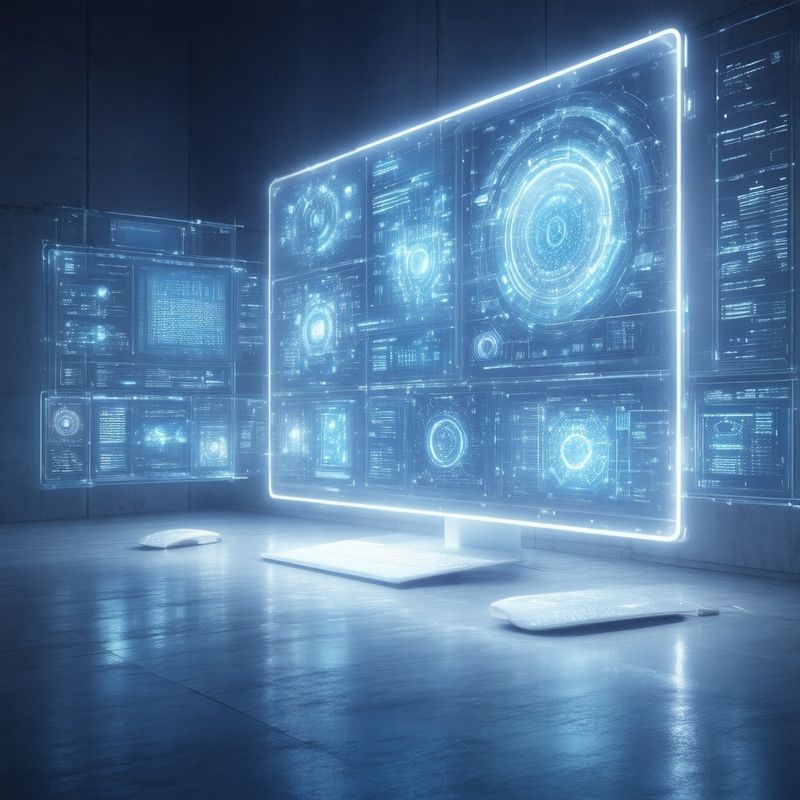 Cinematic macro shot of advanced interface for ai-...