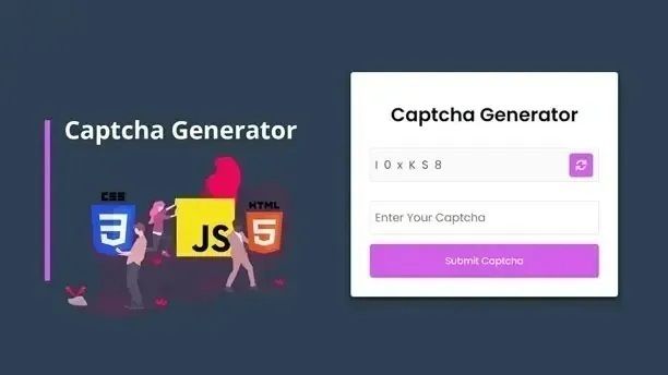 Cover image for How to Make Captcha Generator in HTML CSS and JS