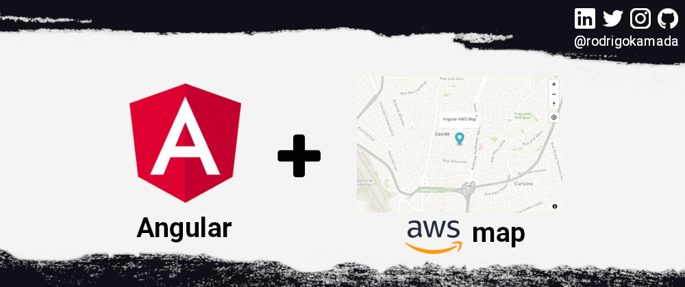 Cover image for Adding the map component using the AWS services to an Angular application