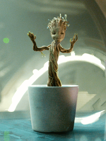 baby Groot dancing