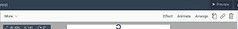 Text Menu at the top of the Visme canvas