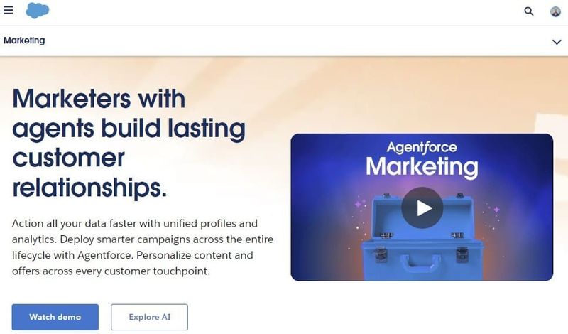 Salesforce Marketing Cloud Website