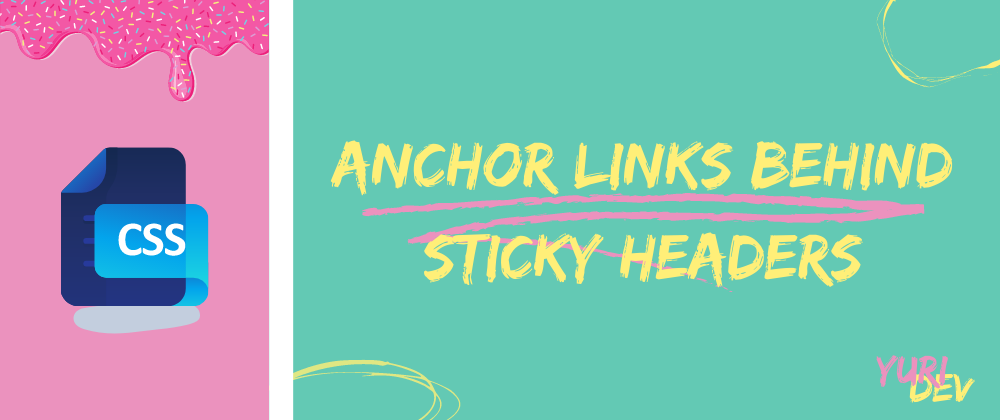 Cover image for How to not cut off the top of your section when using anchor tags