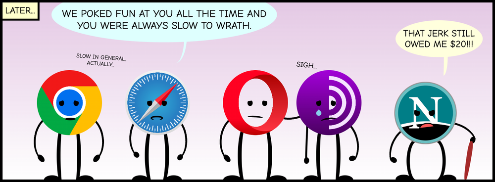 Cover image for The Death of IE (webcomic)