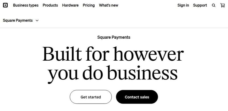 Square website