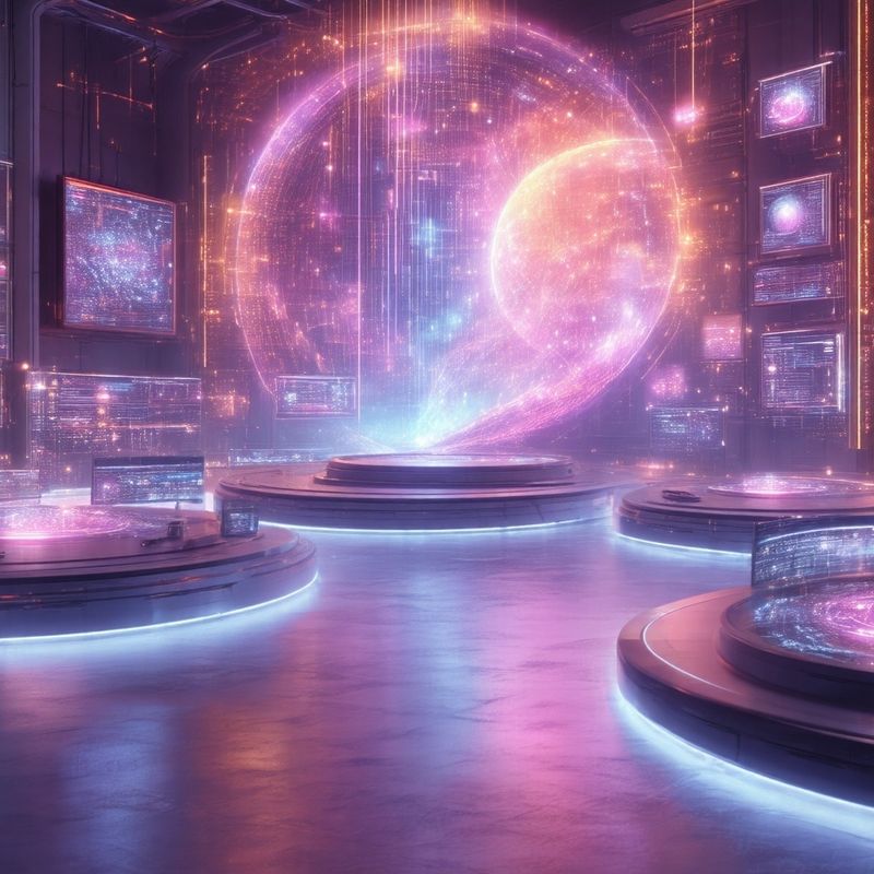 Futuristic control room visualizing latest trends ...