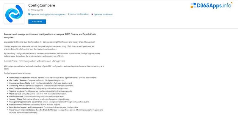 Top Compliance and Legal MS Dynamics ConfigCompare